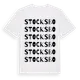 White t-shirt med Stocksbo ordlek t-shirt