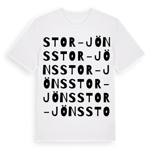 Stor-Jöns ordlek t-shirt – ekologisk bomull t-shirt från Pinshirt