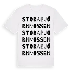 Stora Björnmossen ordlek t-shirt – ekologisk bomull t-shirt från Pinshirt