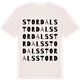 Vintage White t-shirt med Stordals ordlek t-shirt