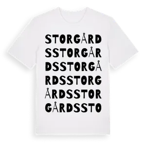 Storgårds ordlek t-shirt – ekologisk bomull t-shirt från Pinshirt