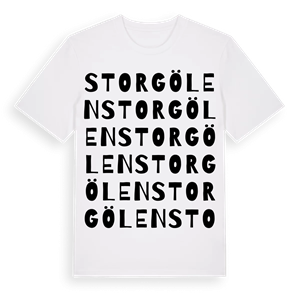 Storgölen ordlek t-shirt – ekologisk bomull t-shirt från Pinshirt