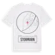 White t-shirt med Stormarn t-shirt