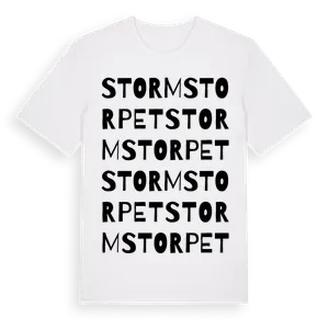Stormstorpet ordlek t-shirt – ekologisk bomull t-shirt från Pinshirt