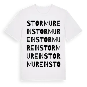 Stormuren ordlek t-shirt – ekologisk bomull t-shirt från Pinshirt