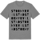 Mid Heather Gray t-shirt med Stormyr vilstad ordlek t-shirt