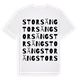 Storsäng ordlek t-shirt