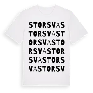 Storsva ordlek t-shirt – ekologisk bomull t-shirt från Pinshirt