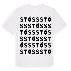 Stöss ordlek t-shirt – ekologisk bomull t-shirt från Pinshirt