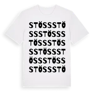 Stöss ordlek t-shirt – ekologisk bomull t-shirt från Pinshirt