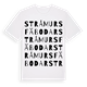 Stråmurs fäbodar ordlek t-shirt