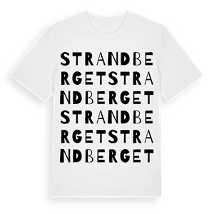 Strandberget ordlek t-shirt – ekologisk bomull t-shirt från Pinshirt