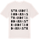 Vintage White t-shirt med Strandfäbodarna ordlek t-shirt