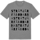 Mid Heather Gray t-shirt med Stråtjärfäbodarna ordlek t-shirt