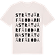 Vintage White t-shirt med Stråtjärfäbodarna ordlek t-shirt