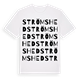 White t-shirt med Strömshed ordlek t-shirt