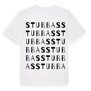 Stubbas ordlek t-shirt – ekologisk bomull t-shirt från Pinshirt