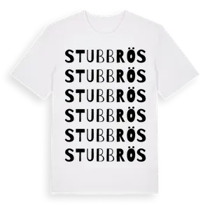 Stubbrös ordlek t-shirt – ekologisk bomull t-shirt från Pinshirt