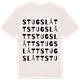 Vintage White t-shirt med Stugslått ordlek t-shirt