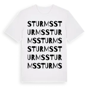 Sturms ordlek t-shirt – ekologisk bomull t-shirt från Pinshirt