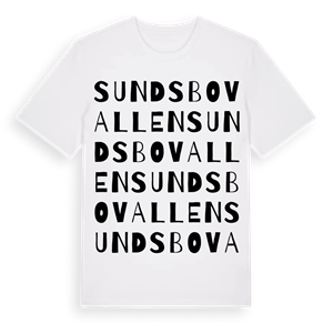 Sundsbovallen ordlek t-shirt – ekologisk bomull t-shirt från Pinshirt