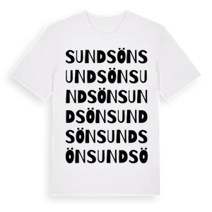 Sundsön ordlek t-shirt – ekologisk bomull t-shirt från Pinshirt