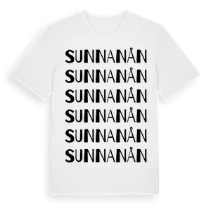 Sunnanån ordlek t-shirt – ekologisk bomull t-shirt från Pinshirt
