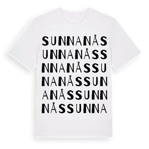Sunnanås ordlek t-shirt – ekologisk bomull t-shirt från Pinshirt