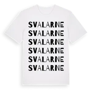 Svalarne ordlek t-shirt – ekologisk bomull t-shirt från Pinshirt