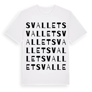 Svallet ordlek t-shirt – ekologisk bomull t-shirt från Pinshirt