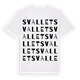 Svallet ordlek t-shirt