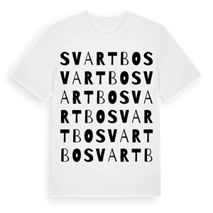 Svartbo ordlek t-shirt – ekologisk bomull t-shirt från Pinshirt