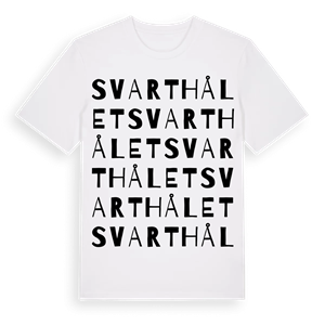Svarthålet ordlek t-shirt – ekologisk bomull t-shirt från Pinshirt