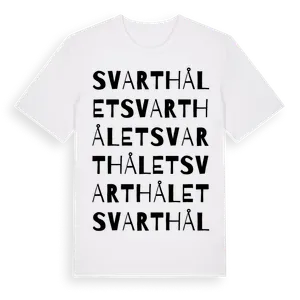 Svarthålet ordlek t-shirt – ekologisk bomull t-shirt från Pinshirt