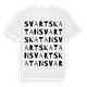 Svartskatan ordlek t-shirt