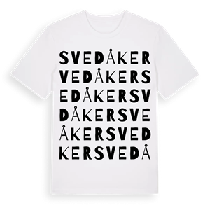 Svedåker ordlek t-shirt – ekologisk bomull t-shirt från Pinshirt