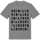 Mid Heather Gray t-shirt med Svedåker ordlek t-shirt