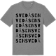 Mid Heather Gray t-shirt med Svedåsen ordlek t-shirt