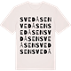 Vintage White t-shirt med Svedåsen ordlek t-shirt