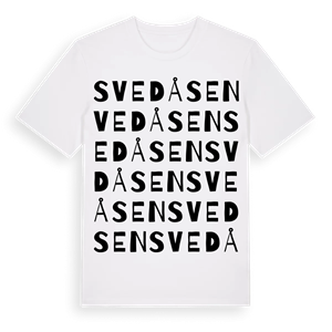 Svedåsen ordlek t-shirt – ekologisk bomull t-shirt från Pinshirt