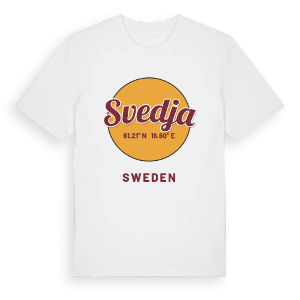 Svedja cirkel t-shirt – ekologisk bomull t-shirt från Pinshirt