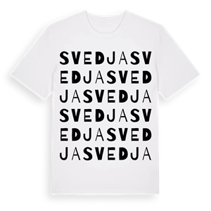 Svedja ordlek t-shirt – ekologisk bomull t-shirt från Pinshirt