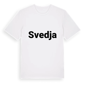 Svedja fetstil t-shirt – ekologisk bomull t-shirt från Pinshirt