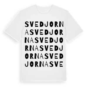 Svedjorna ordlek t-shirt – ekologisk bomull t-shirt från Pinshirt