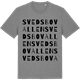 Mid Heather Gray t-shirt med Svedsbovallen ordlek t-shirt