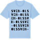 Blue Soul t-shirt med Sven-Ols ordlek t-shirt