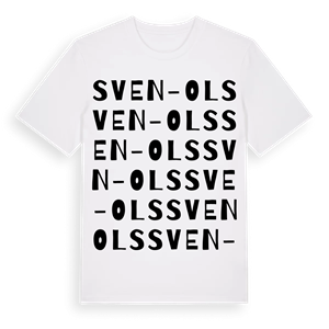 Sven-Ols ordlek t-shirt – ekologisk bomull t-shirt från Pinshirt