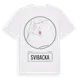 White t-shirt med Svibacka t-shirt