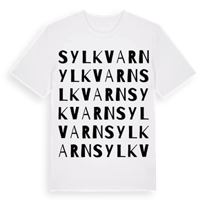 Sylkvarn ordlek t-shirt – ekologisk bomull t-shirt från Pinshirt
