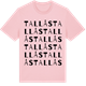 Pink Cotton t-shirt med Tallås ordlek t-shirt